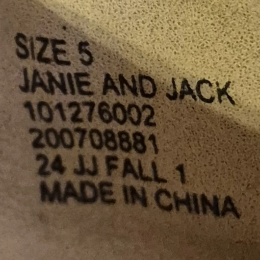 Janie and Jack girls size 5 2024 JJ fall pink ballet flats rosette toe GUC - Picture 7 of 7